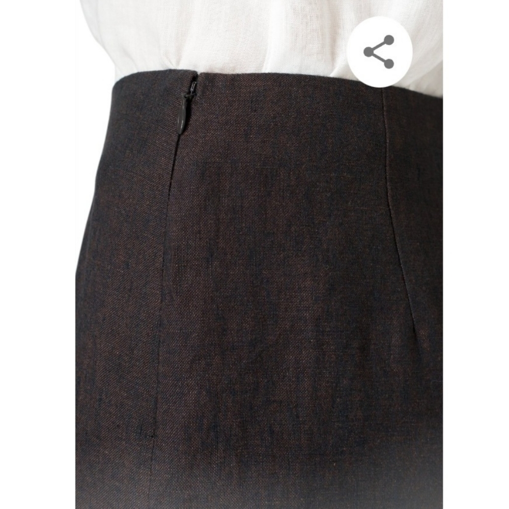 VIVID Wide leg linen pants 12(Large) - Picture 3 of 9